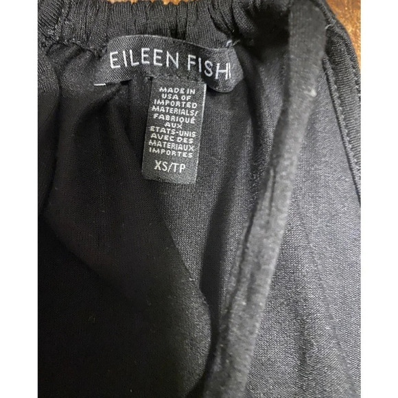 Eileen Fisher Fine Jersey Black Maxi Dress - Picture 7 of 9